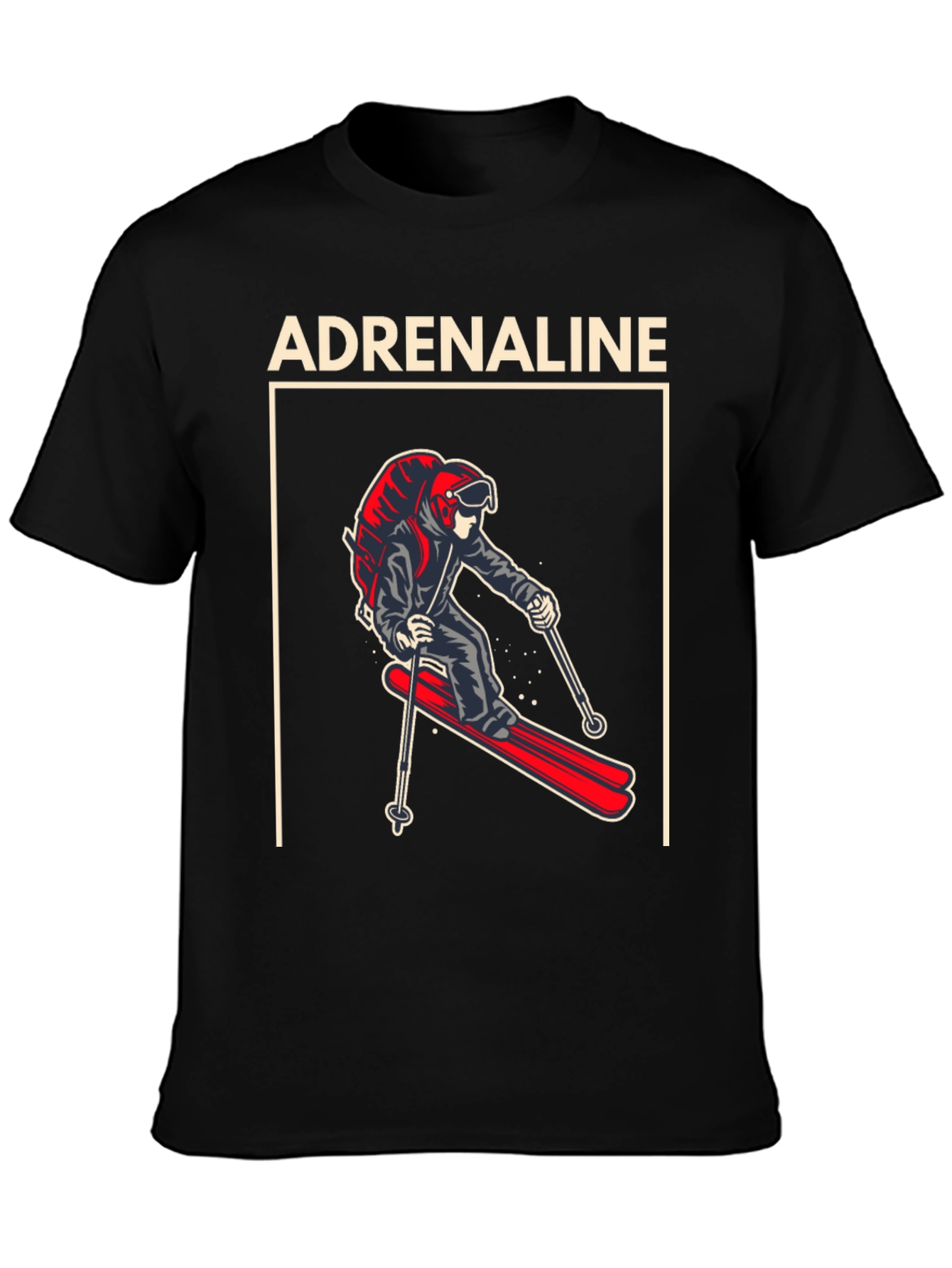Adrenaline Skiing Graphic Tee