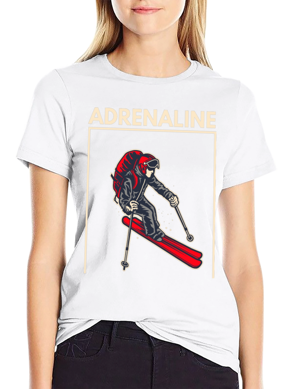 Adrenaline Skiing Graphic Tee