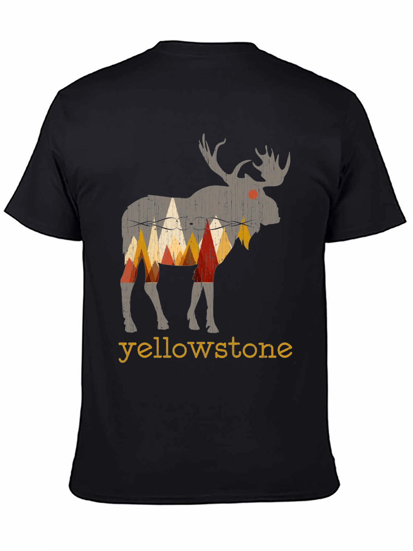 Yellowstone Moose Graphic T-Shirt