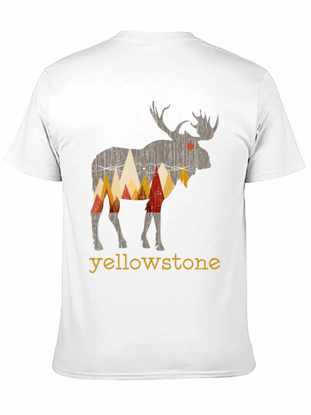 Yellowstone Moose Graphic T-Shirt