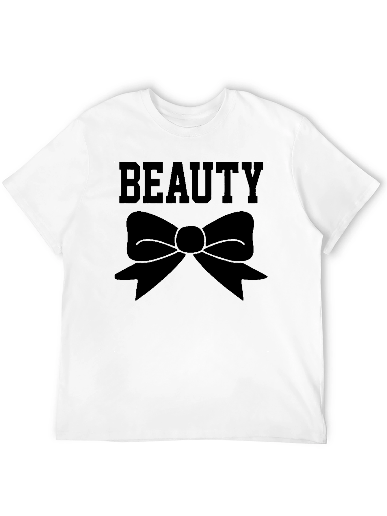 Beauty Bow Graphic T-Shirt - Classic Style