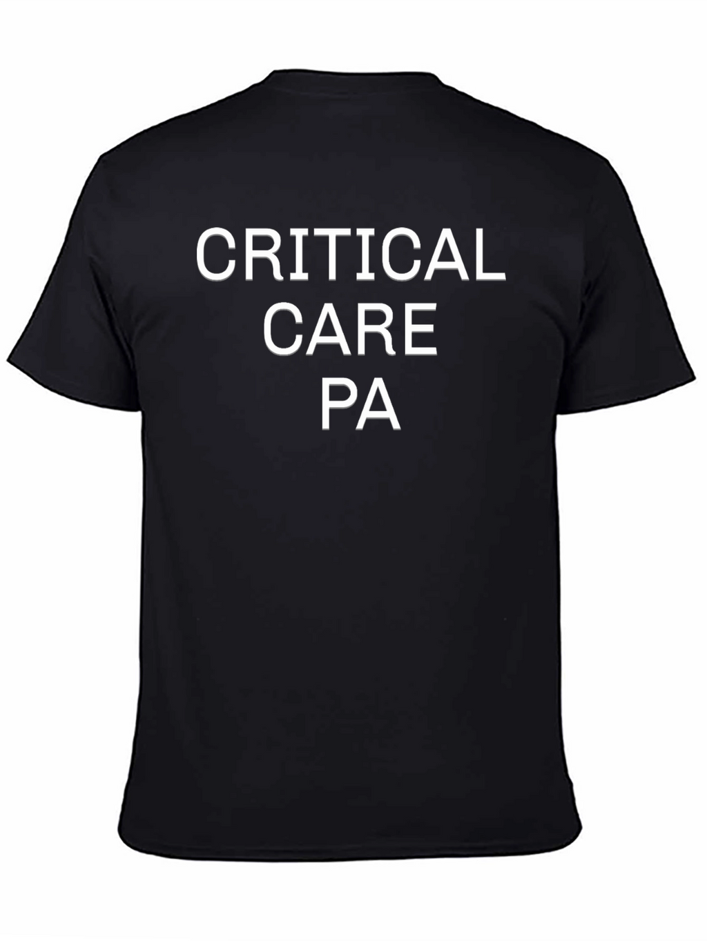 Critical Care PA T-Shirt - Black Cotton Tee
