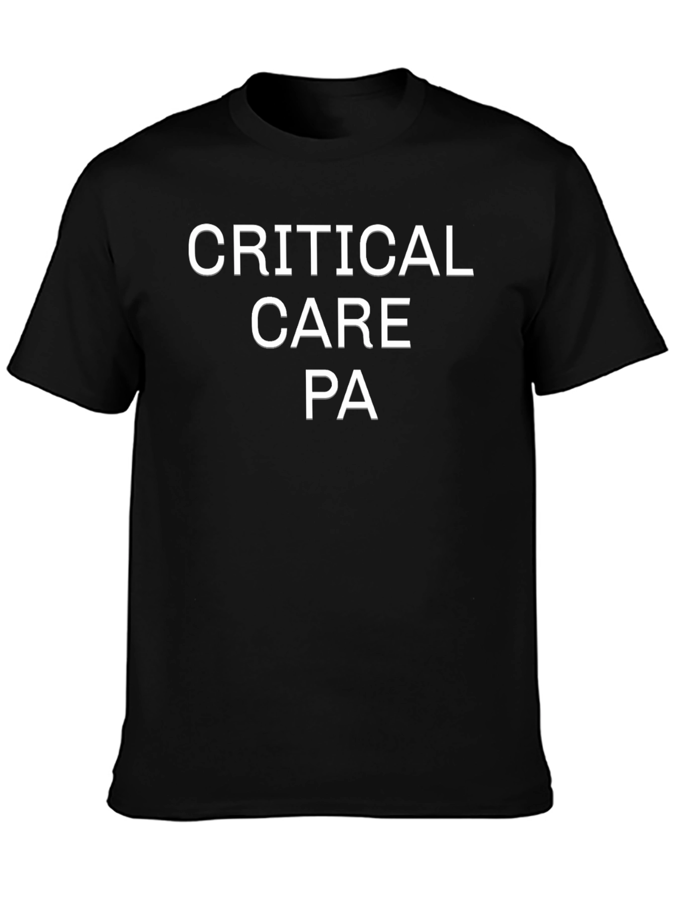 Critical Care PA T-Shirt - Black Cotton Tee