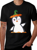 Halloween Penguin Graphic Tee