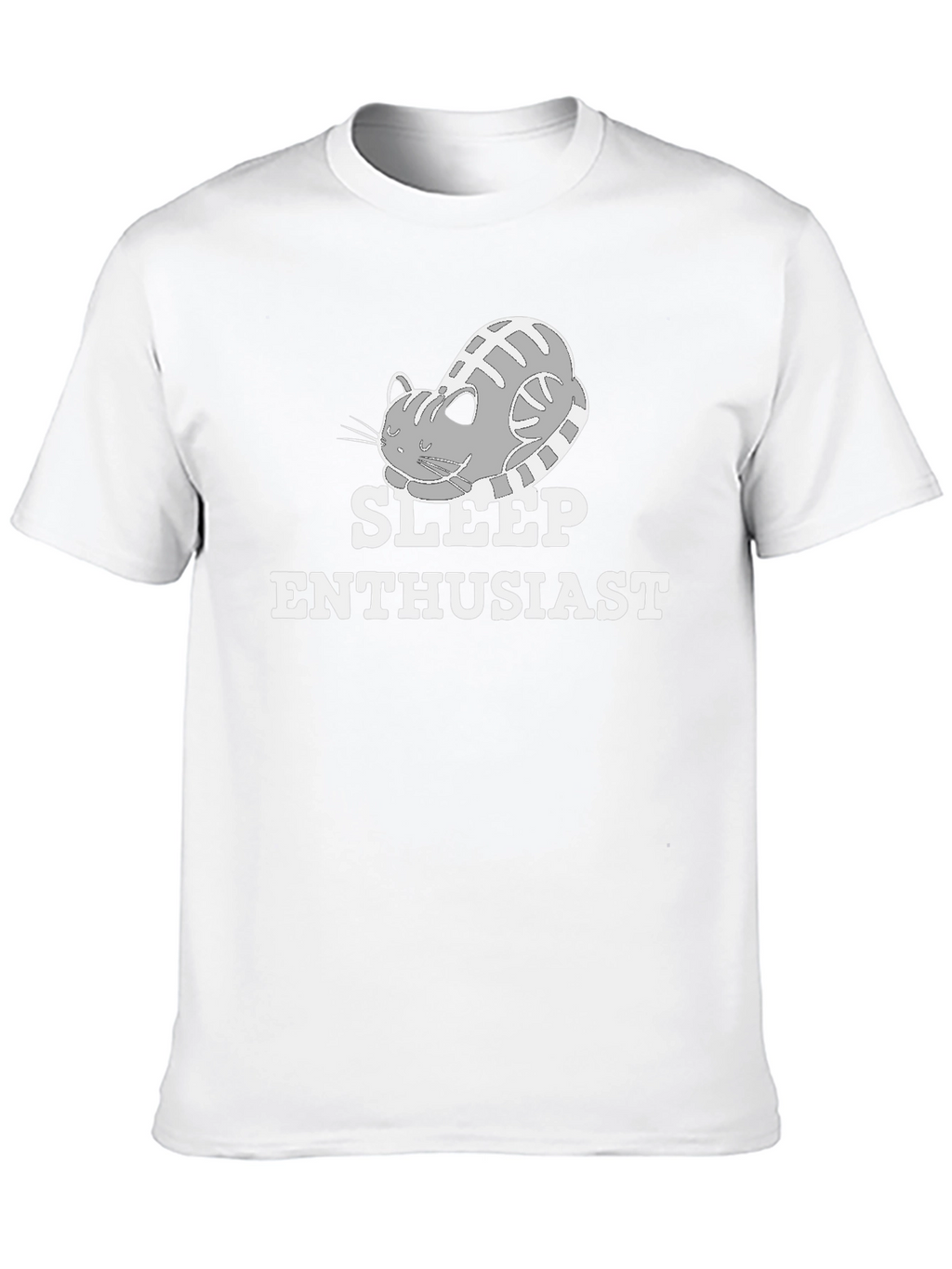 Sleep Enthusiast Cat Graphic T-Shirt