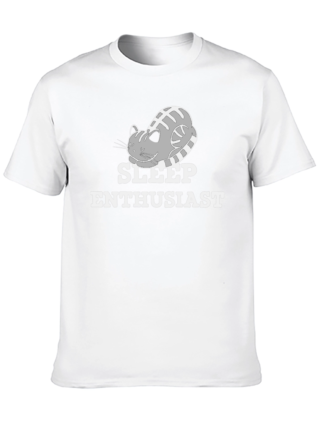 Sleep Enthusiast Cat Graphic T-Shirt