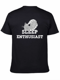 Sleep Enthusiast Cat Graphic T-Shirt