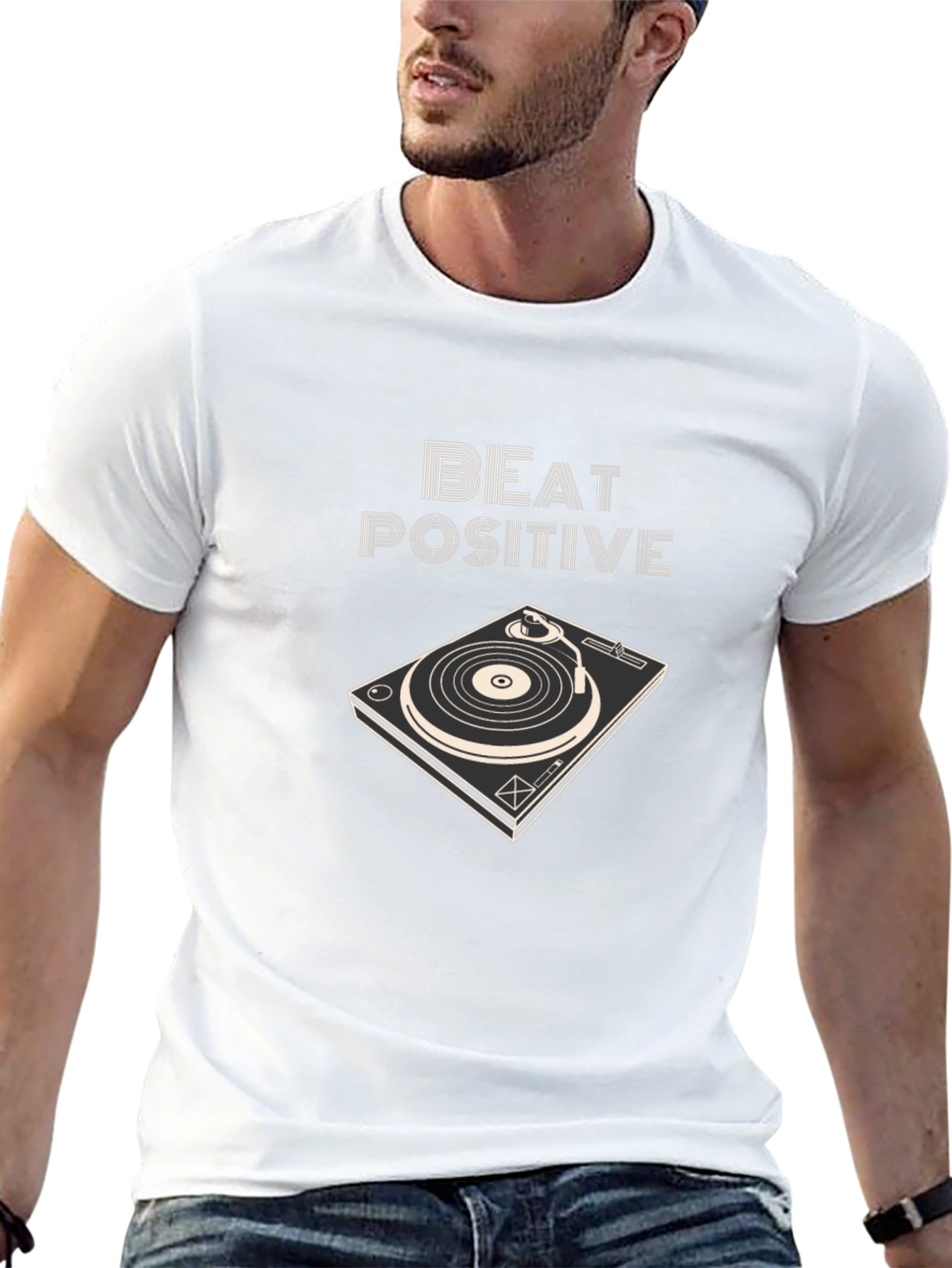 Beat Positive Graphic T-Shirt