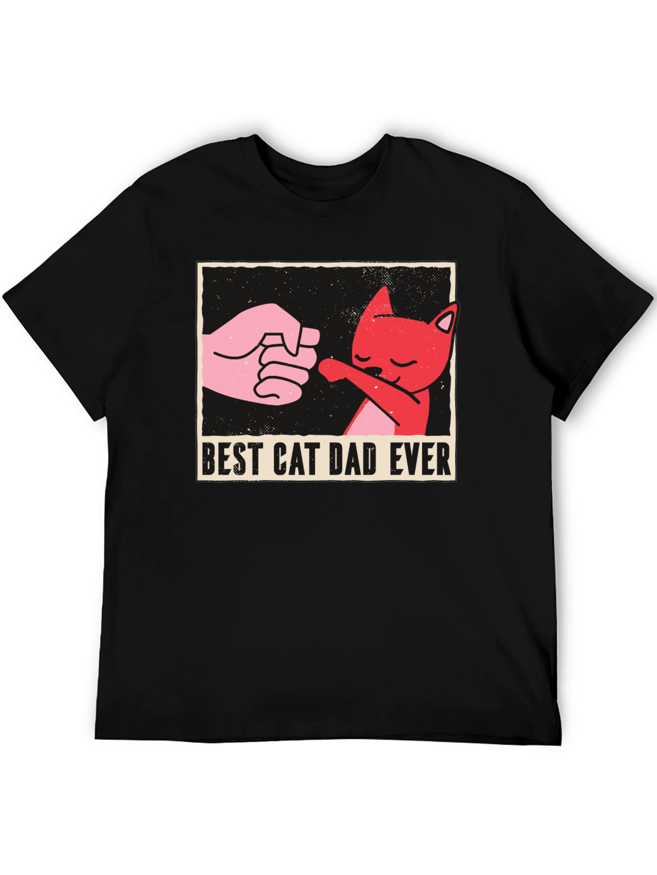 Best Cat Dad Ever Graphic Tee - Fun Novelty Shirt