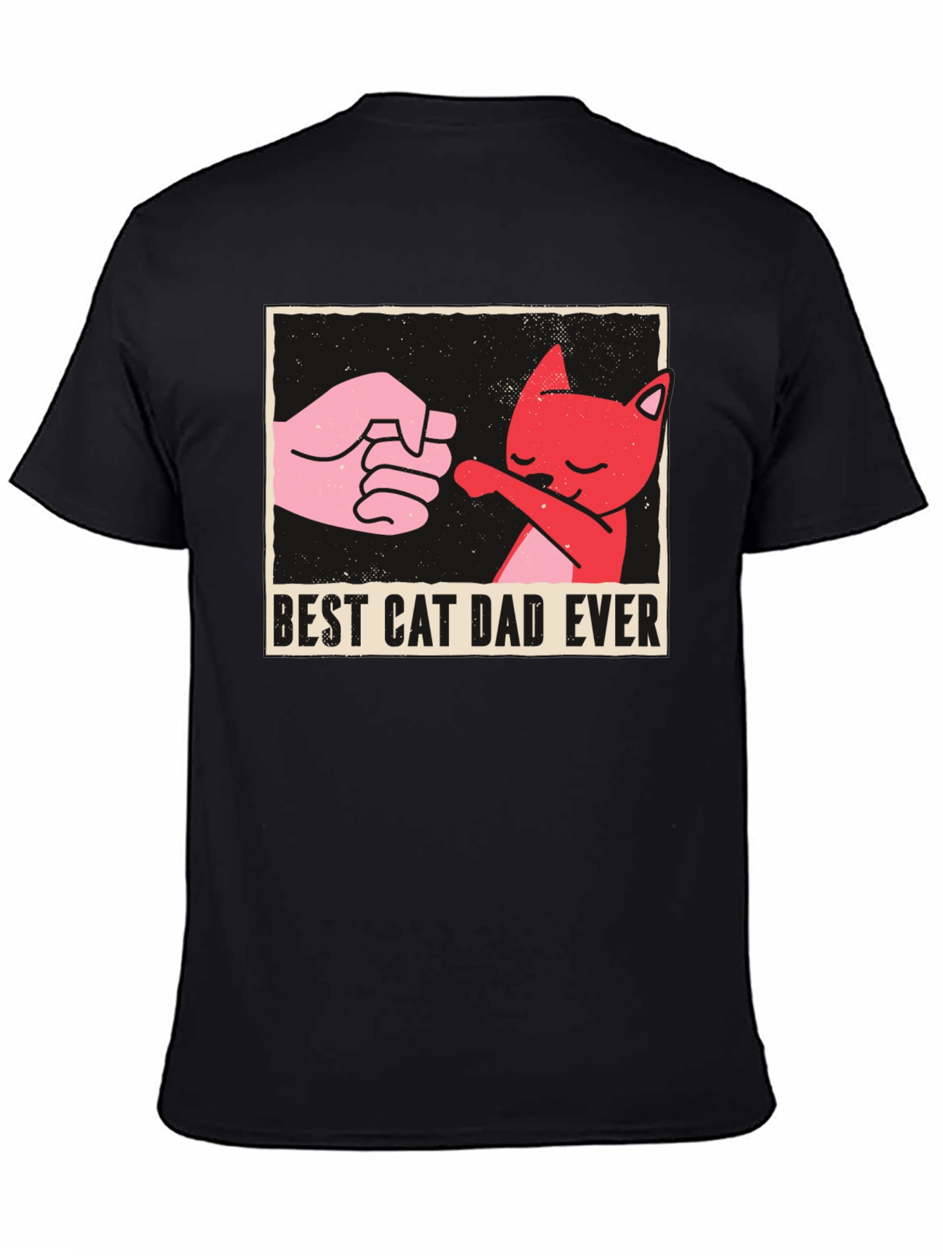 Best Cat Dad Ever Graphic Tee - Fun Novelty Shirt