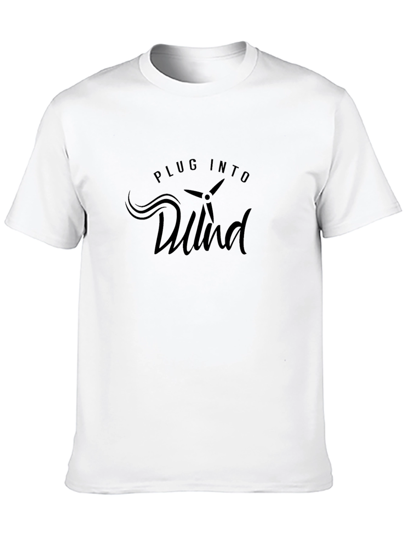 Plug Into Wind Tee - Stylish & Sustainable