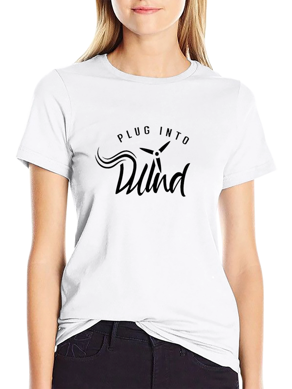 Plug Into Wind Tee - Stylish & Sustainable
