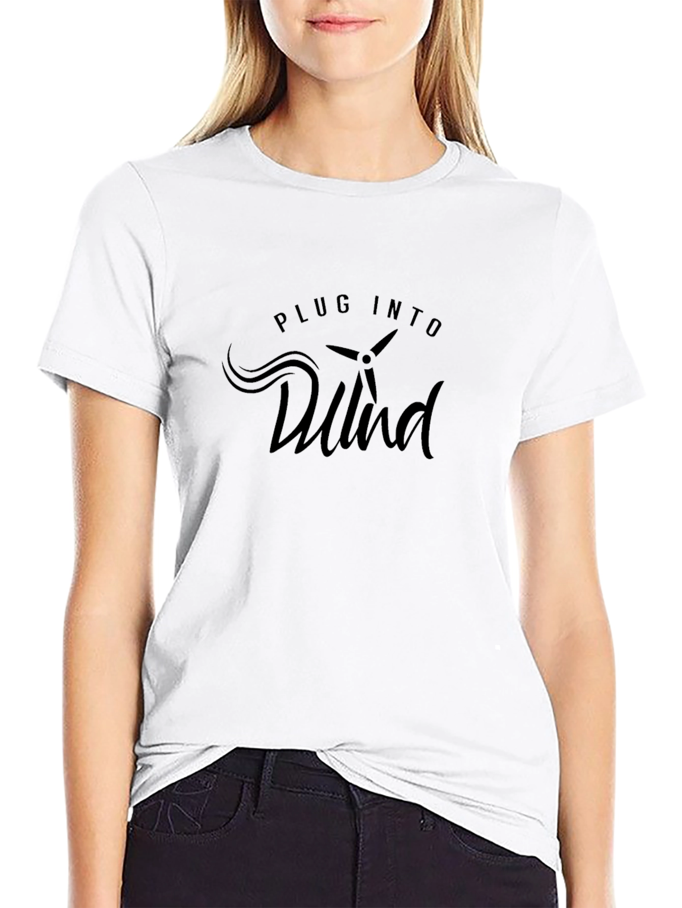 Plug Into Wind Tee - Stylish & Sustainable