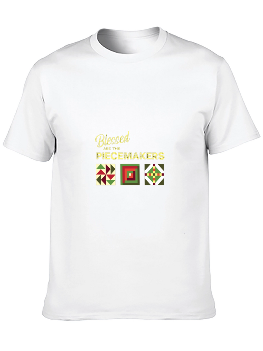 Blessed Are the Piecemakers Black T-Shirt