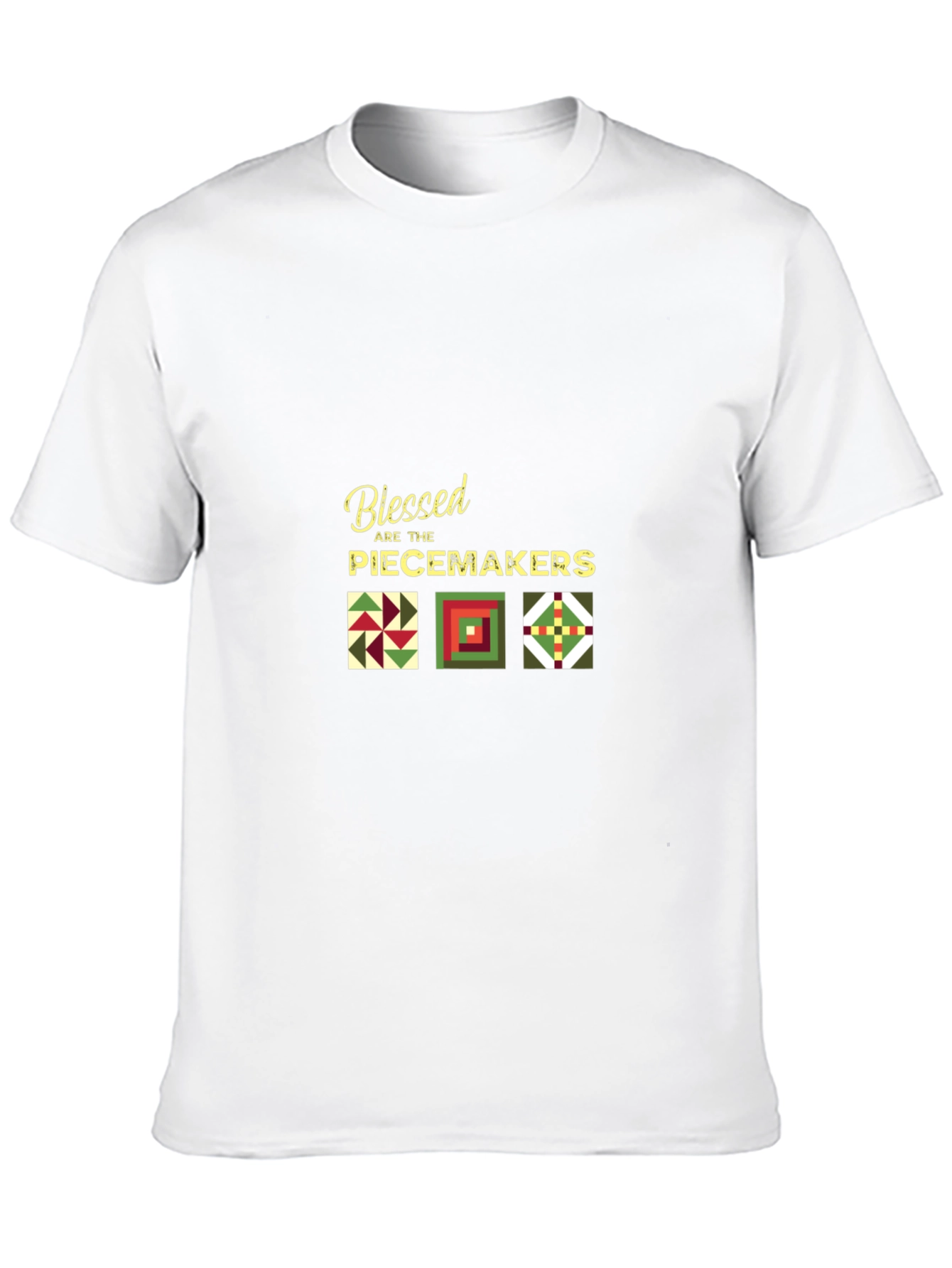 Blessed Are the Piecemakers Black T-Shirt