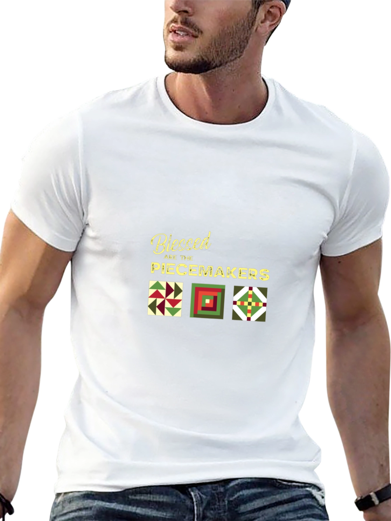 Blessed Are the Piecemakers Black T-Shirt