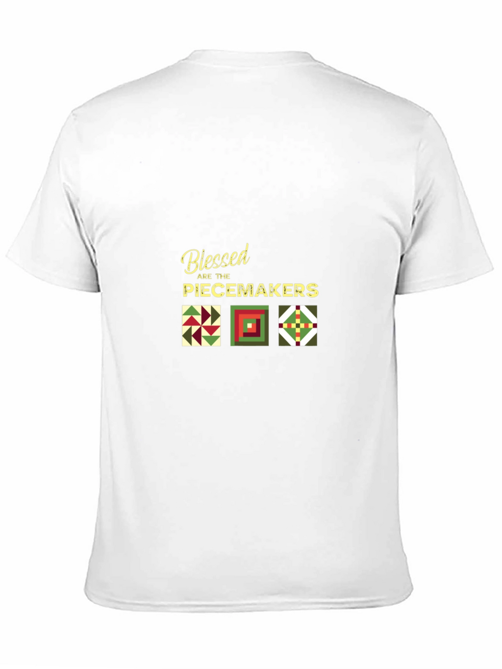 Blessed Are the Piecemakers Black T-Shirt