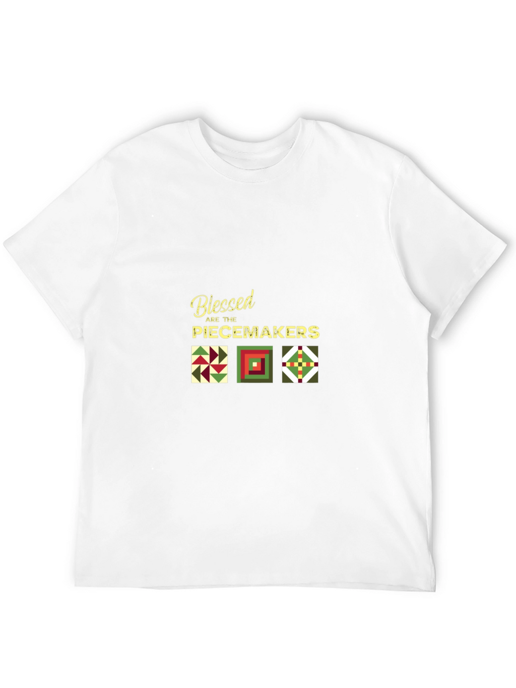 Blessed Are the Piecemakers Black T-Shirt