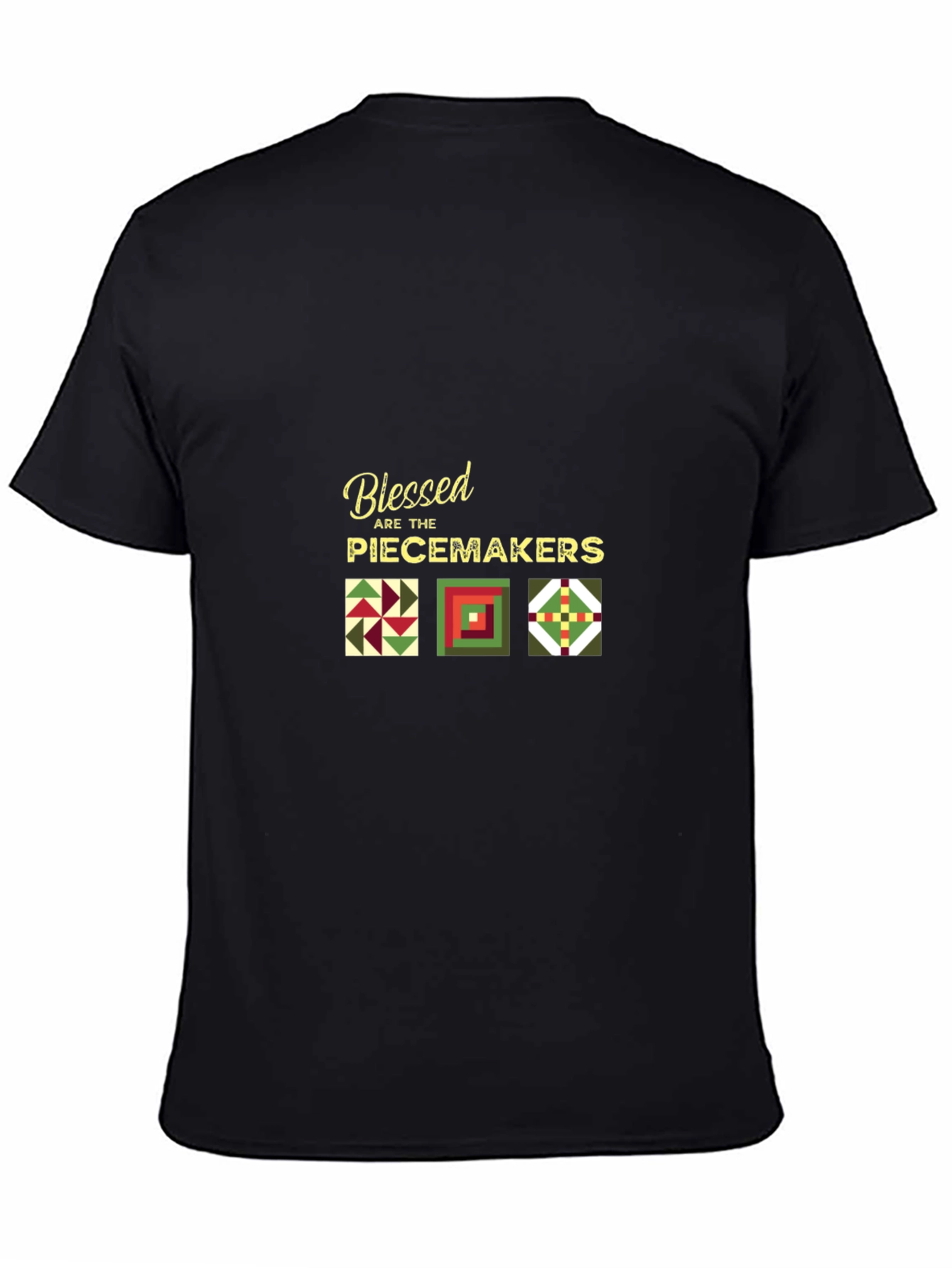 Blessed Are the Piecemakers Black T-Shirt