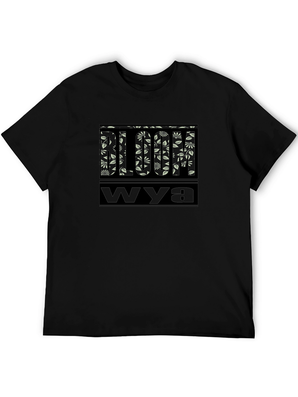 Bloom Wya Black Graphic Tee