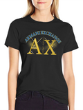 Armani Exchange Black T-Shirt - AX Logo