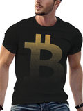 Bitcoin Dot Design T-Shirt