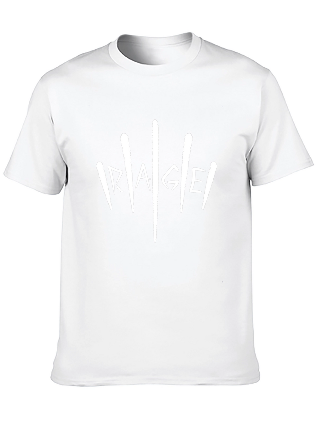 Rage Graphic Print Black T-Shirt