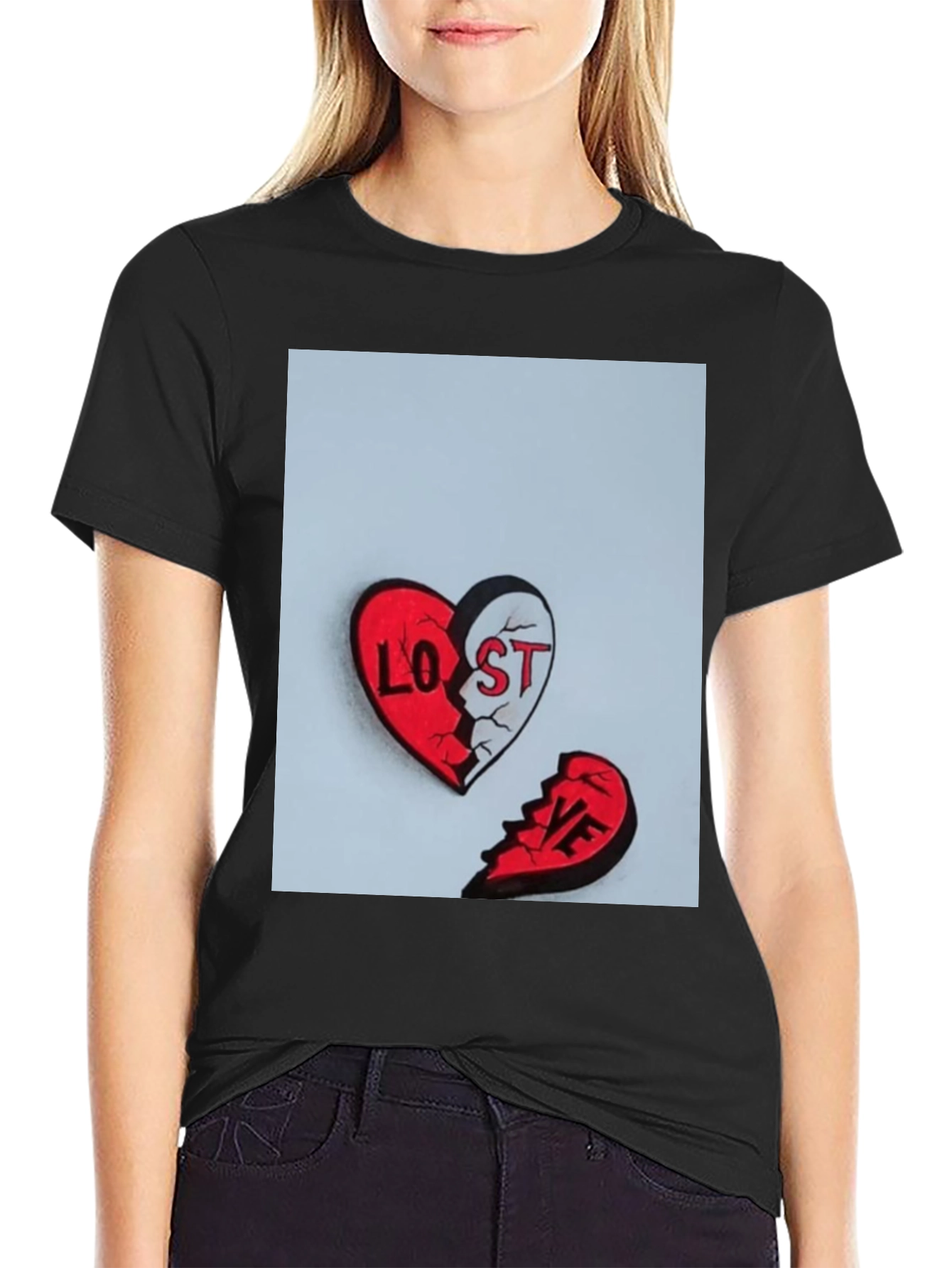 Broken Heart Lost Love Graphic Tee