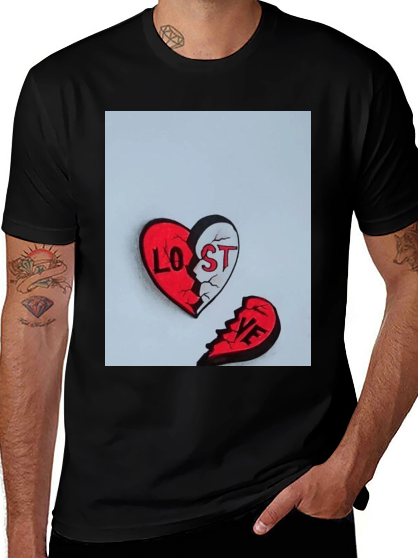 Broken Heart Lost Love Graphic Tee