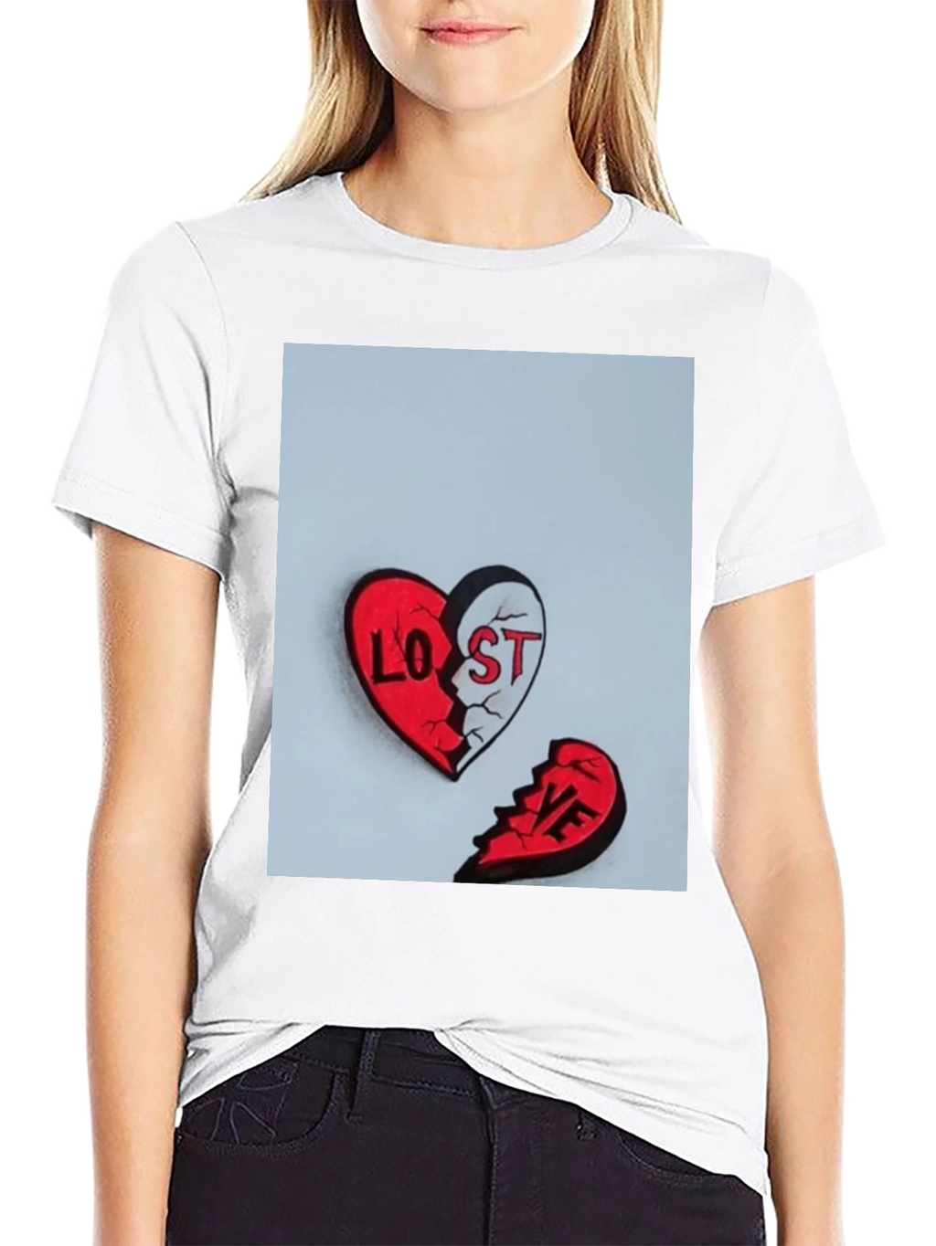 Broken Heart Lost Love Graphic Tee