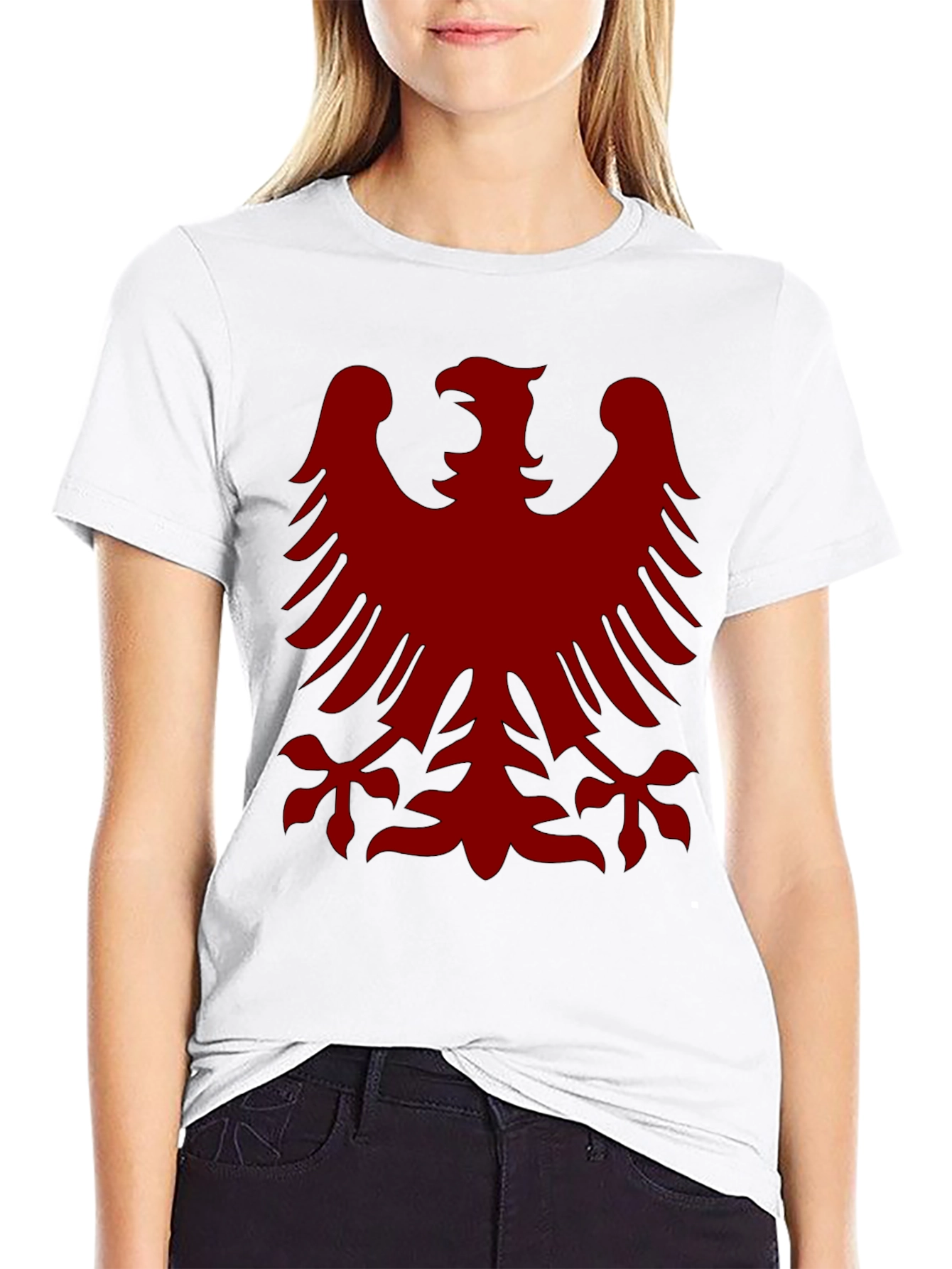 Bold Eagle Graphic Tee - Mens Black T-Shirt