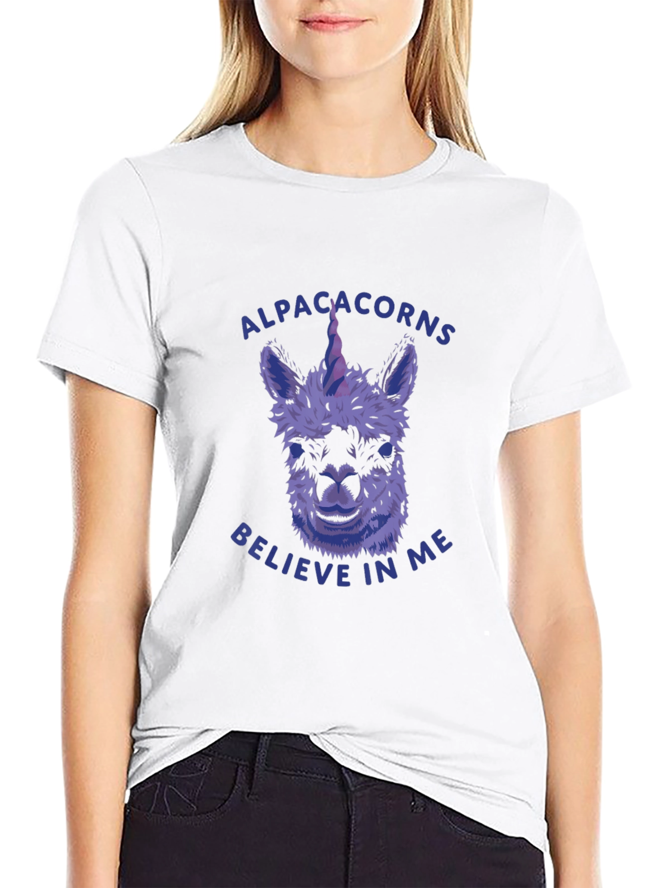 Alpacacorns Believe in Me Graphic T-Shirt