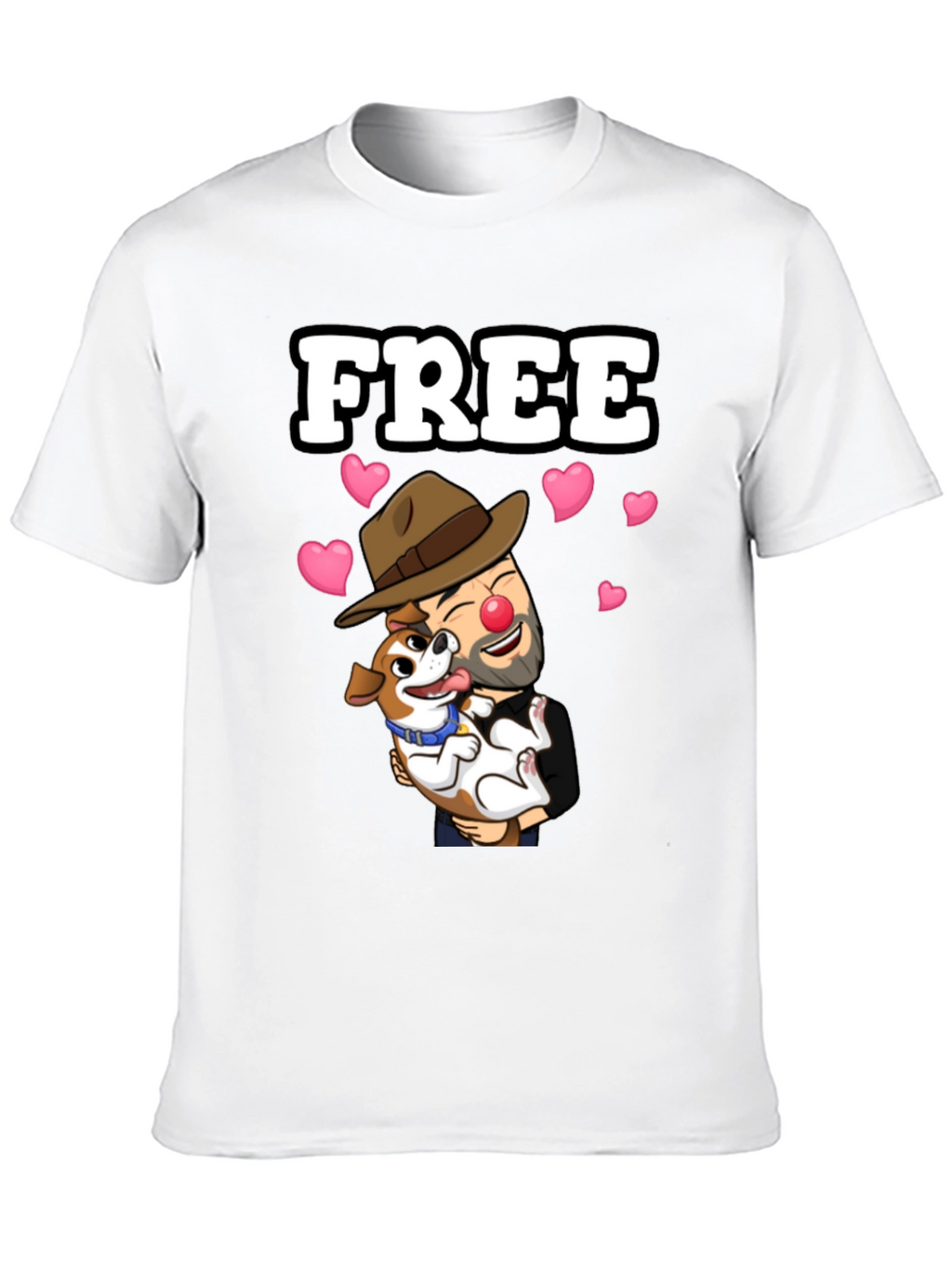 Free Clown and Dog T-Shirt