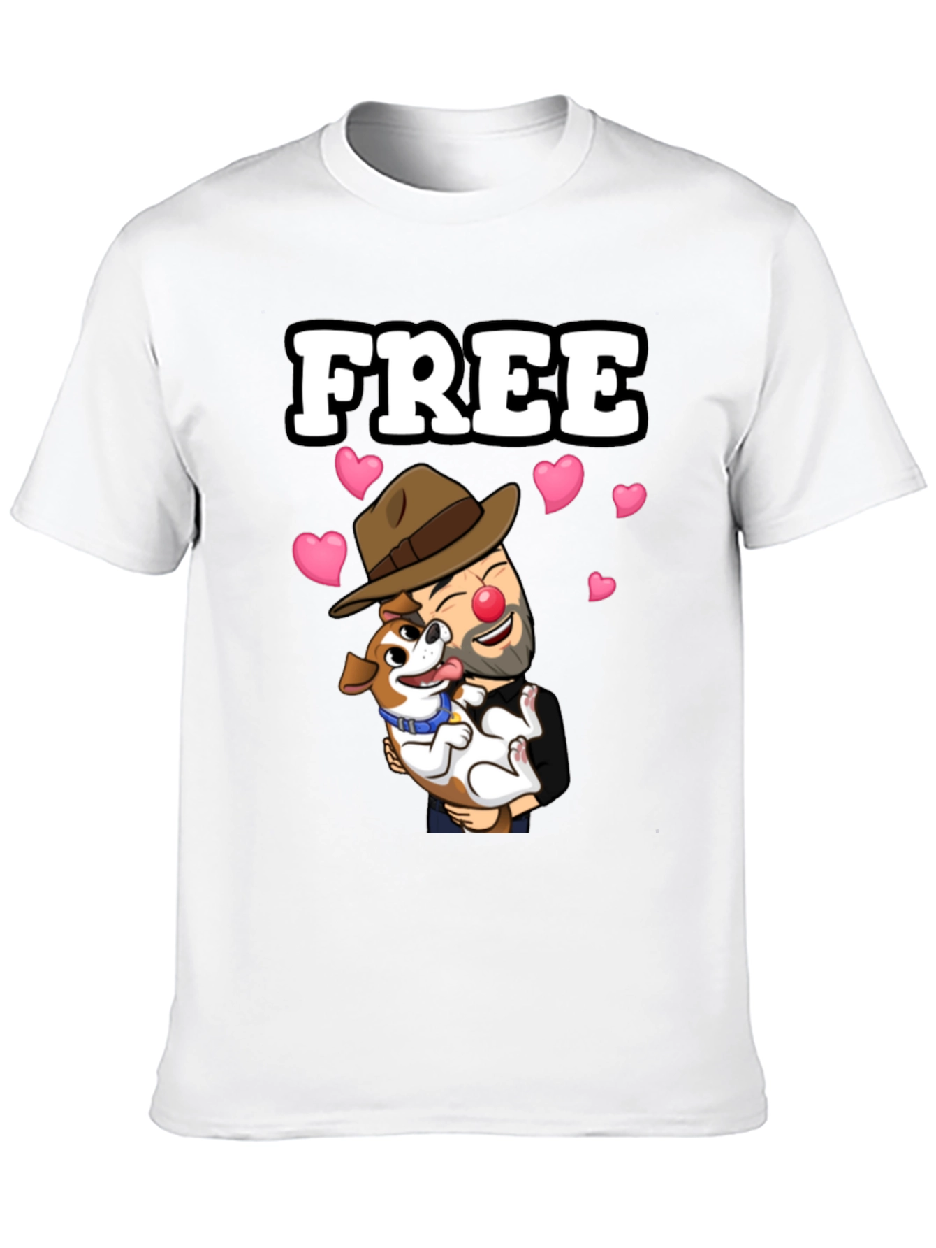 Free Clown and Dog T-Shirt