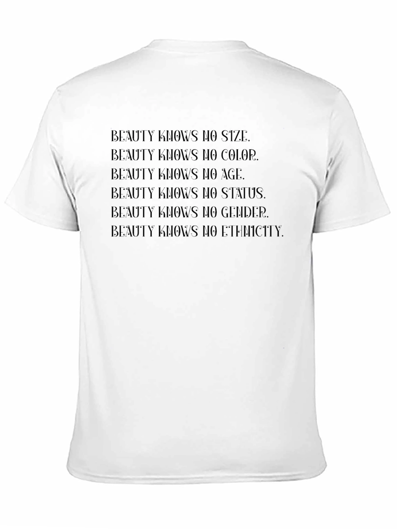 Beauty Knows No Limits Graphic Tee - Unisex