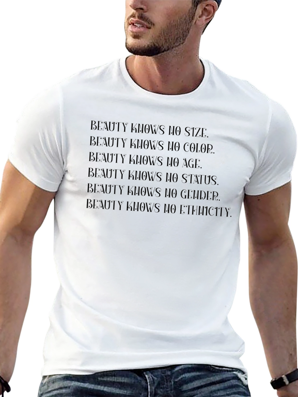 Beauty Knows No Limits Graphic Tee - Unisex