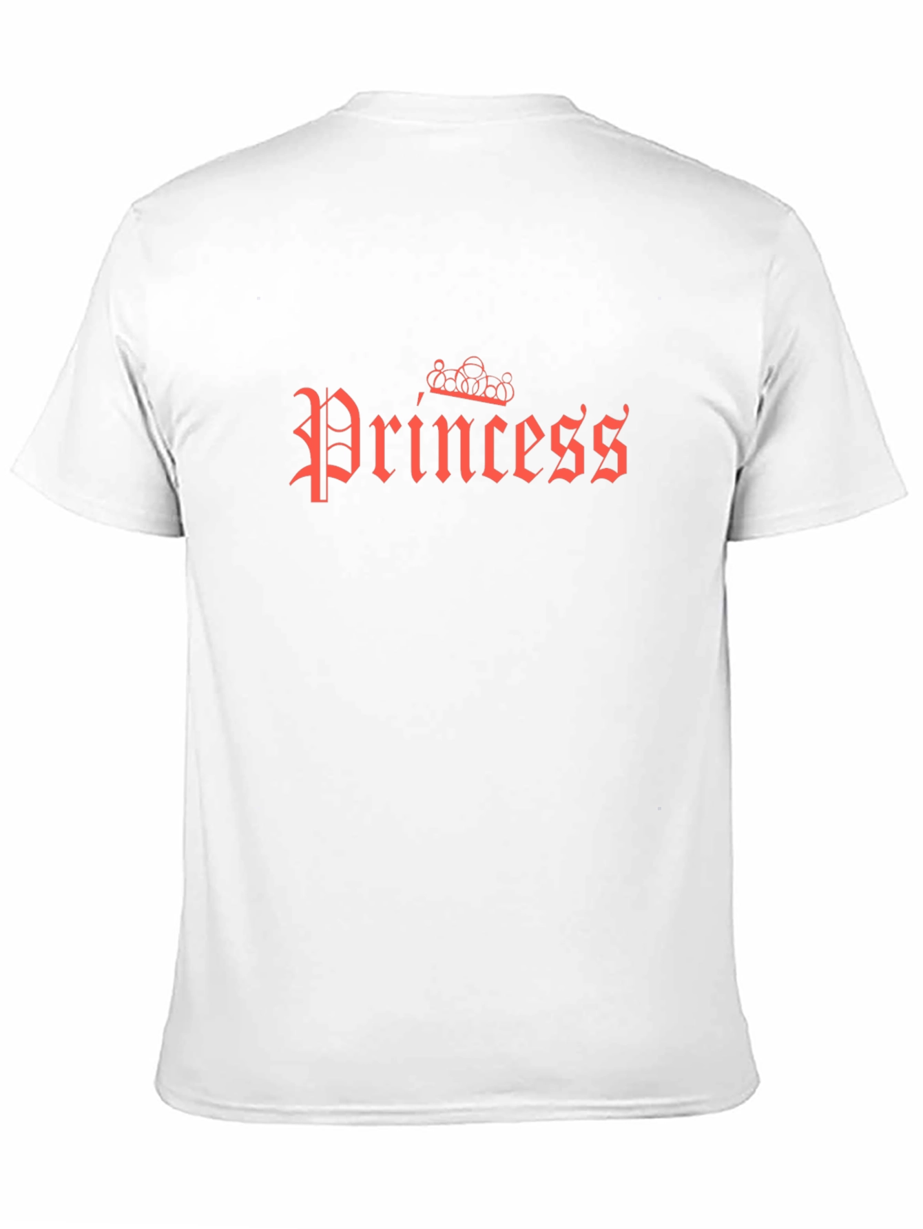Princess Graphic Tee - Black Cotton T-Shirt