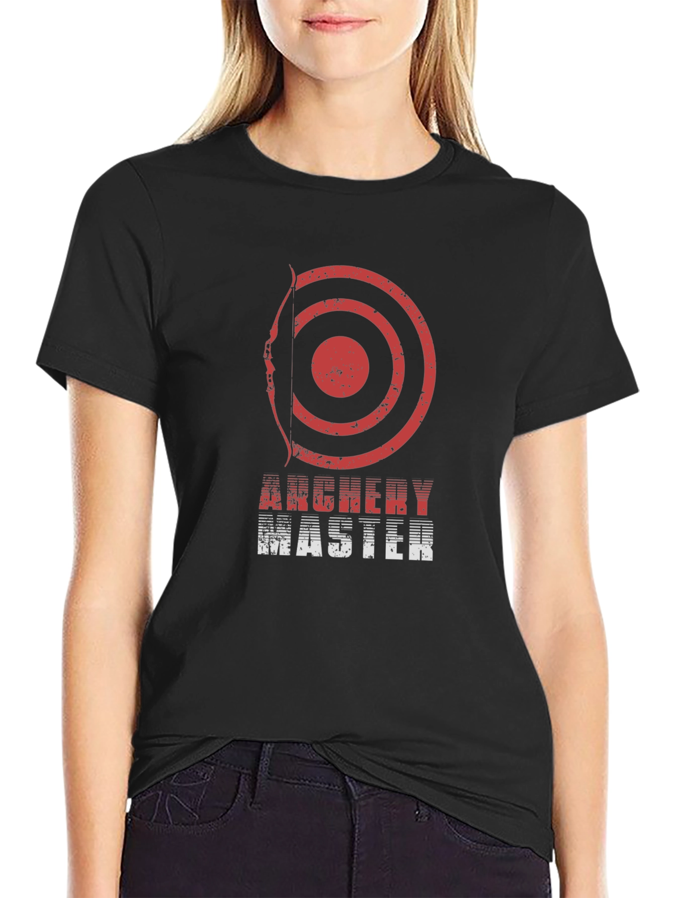 Archery Master Black T-Shirt - Target Graphic Tee