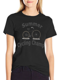 Summer Cycling Champ Graphic Tee