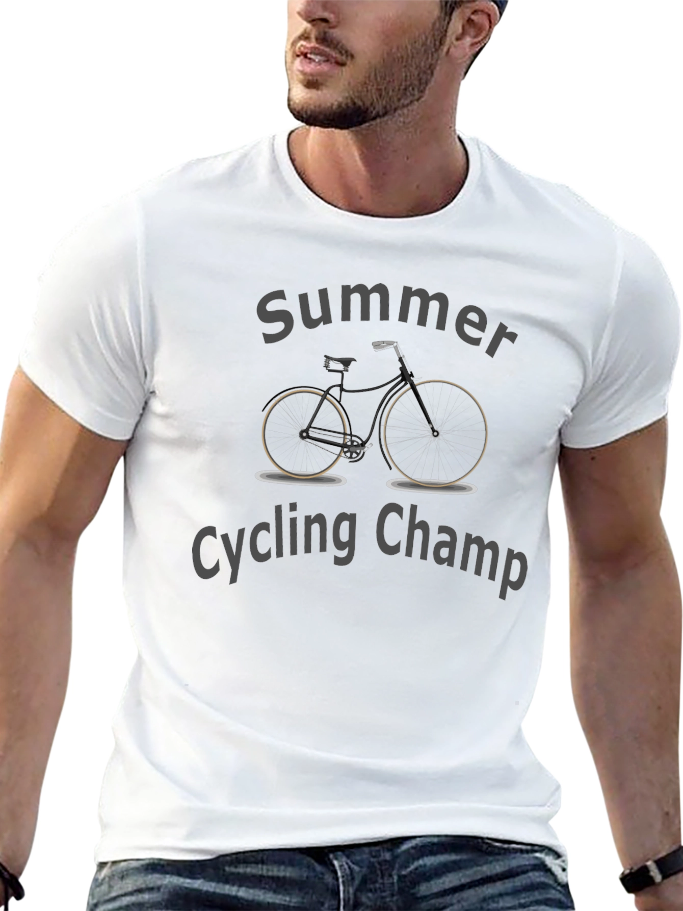 Summer Cycling Champ Graphic Tee