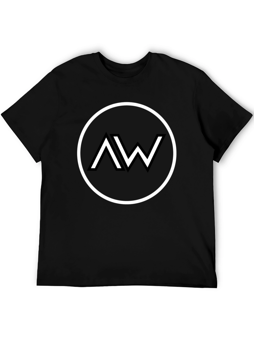 Black AW Logo Graphic Tee