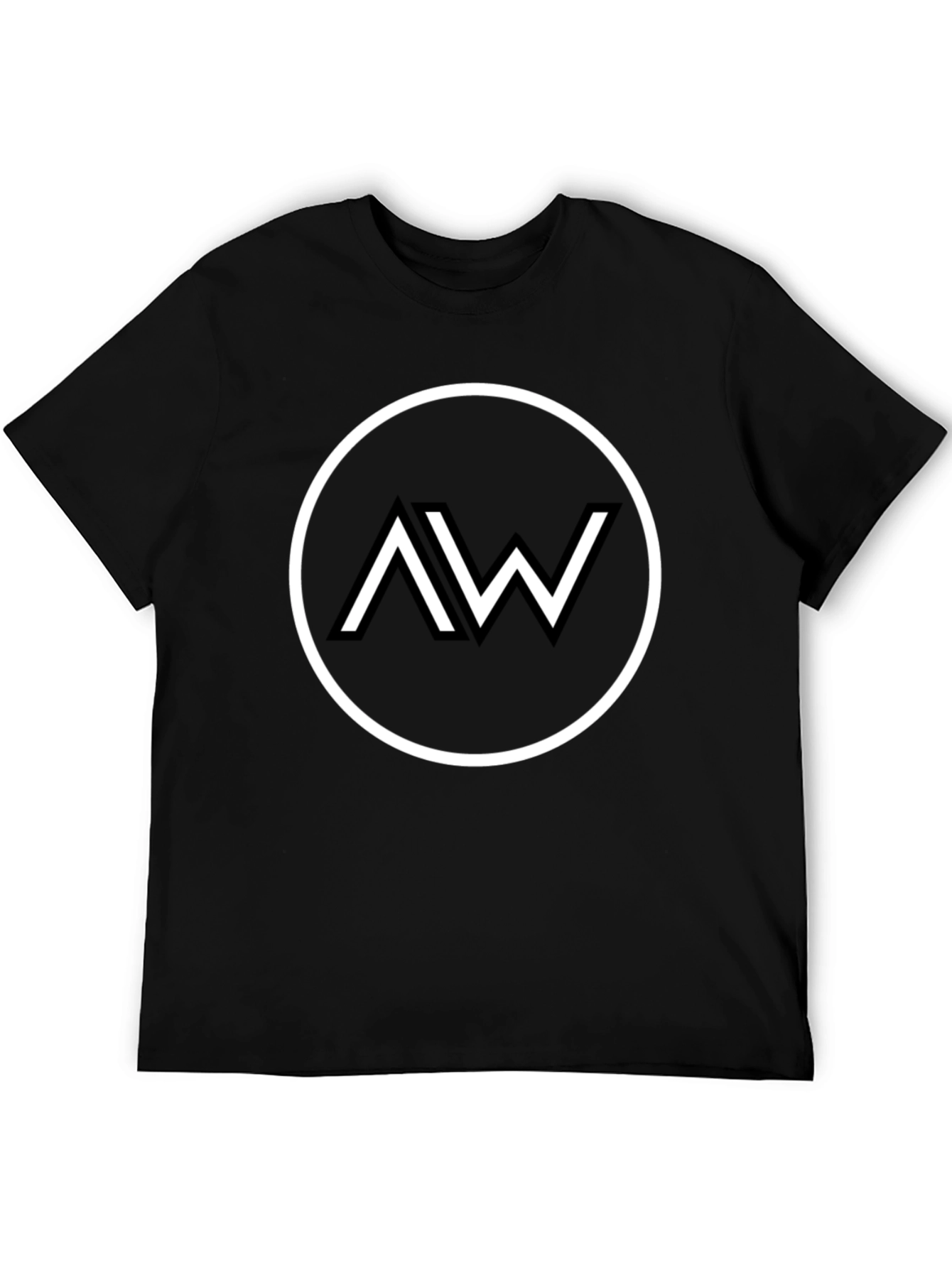 Black AW Logo Graphic Tee