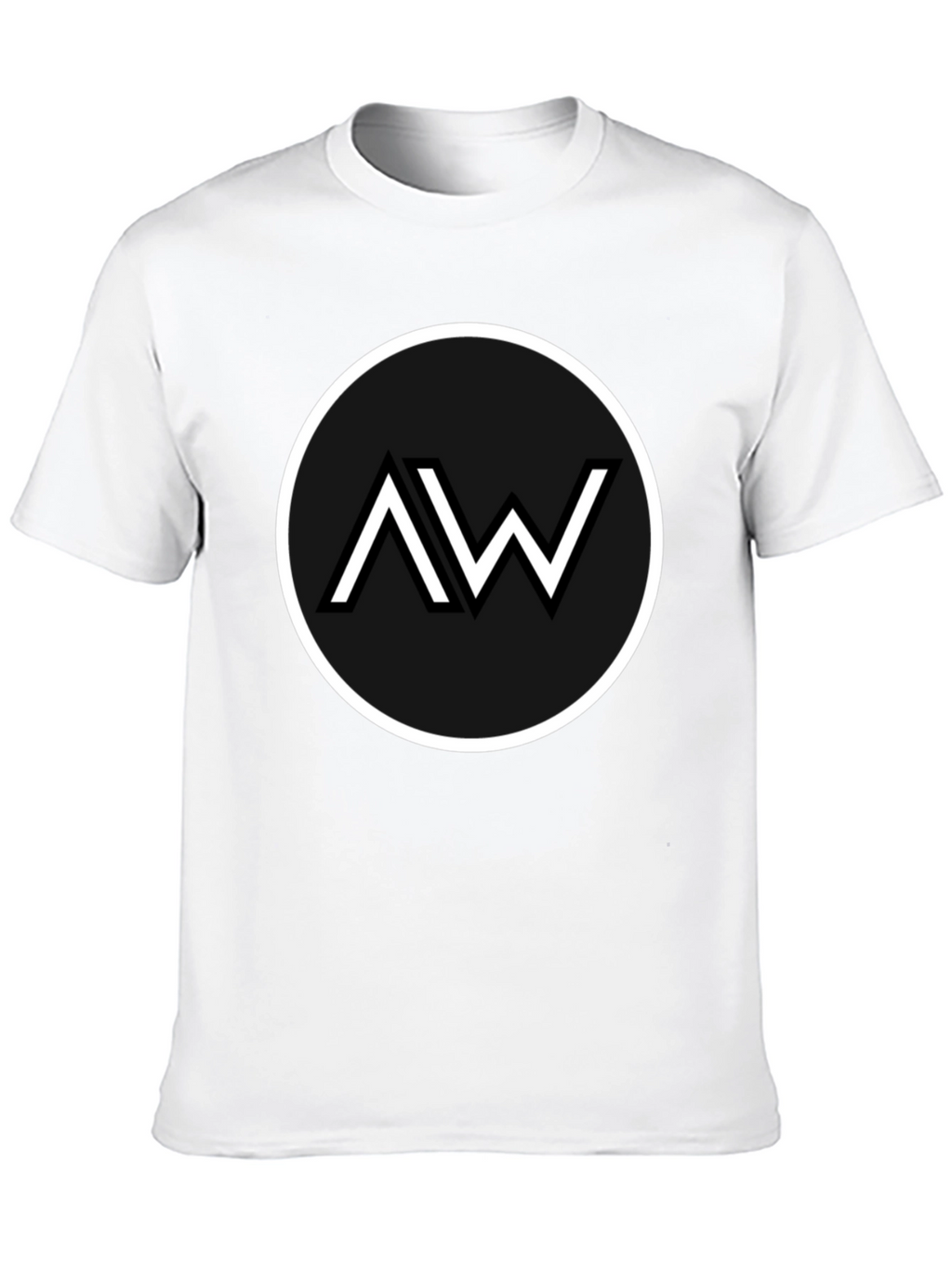Black AW Logo Graphic Tee