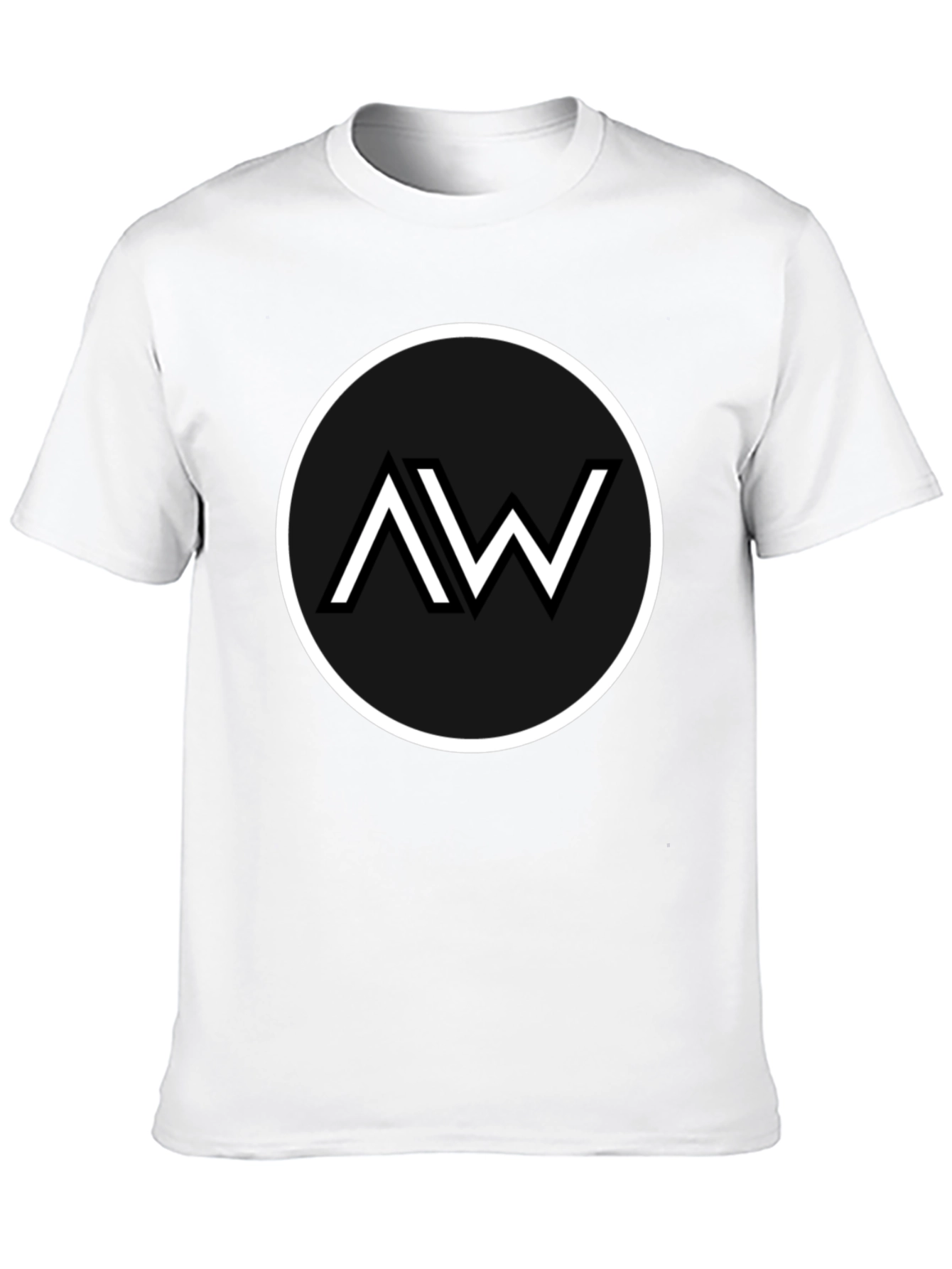 Black AW Logo Graphic Tee