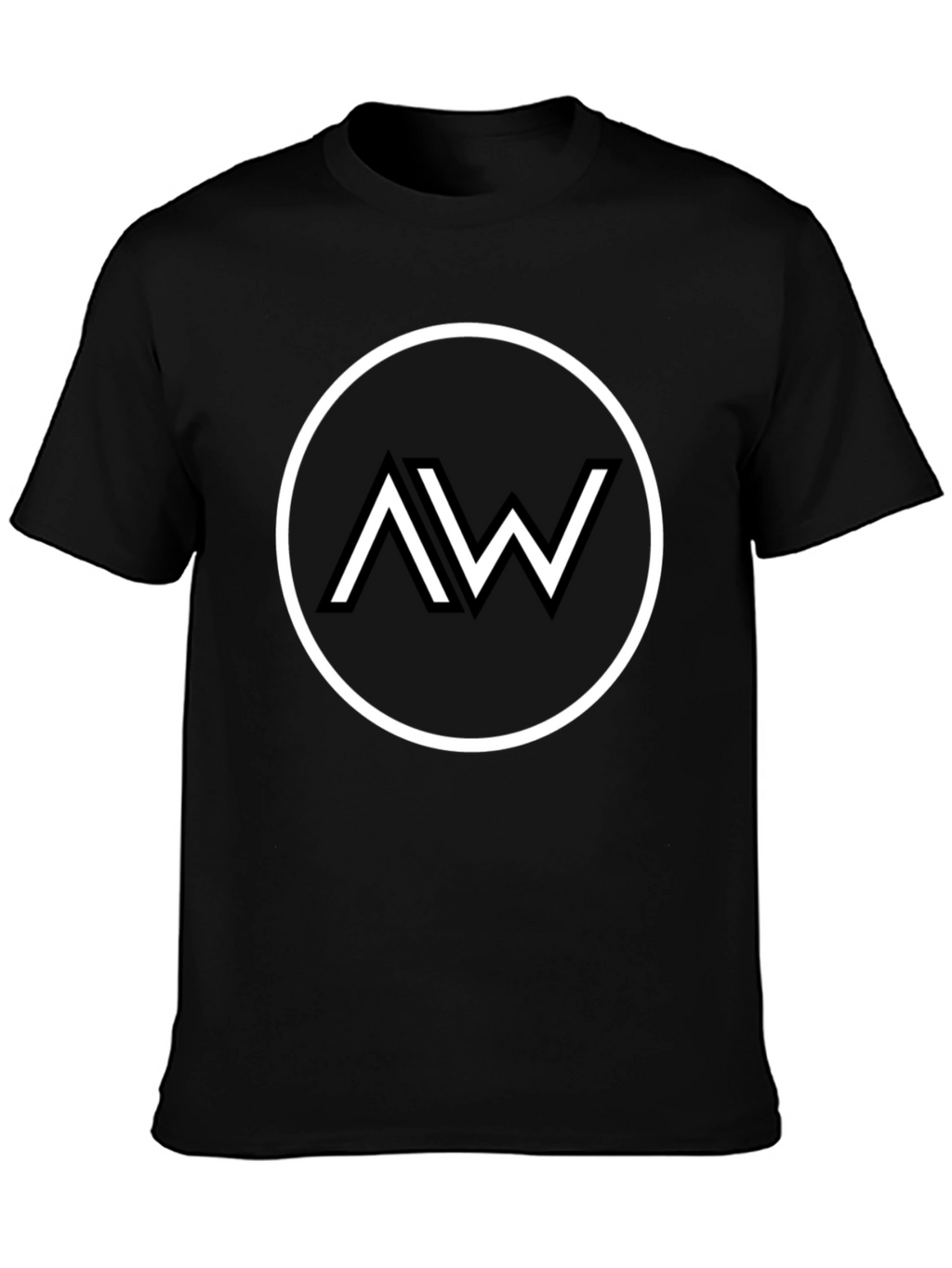 Black AW Logo Graphic Tee