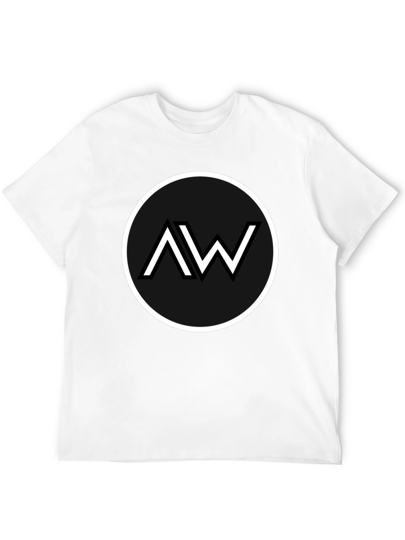 Black AW Logo Graphic Tee