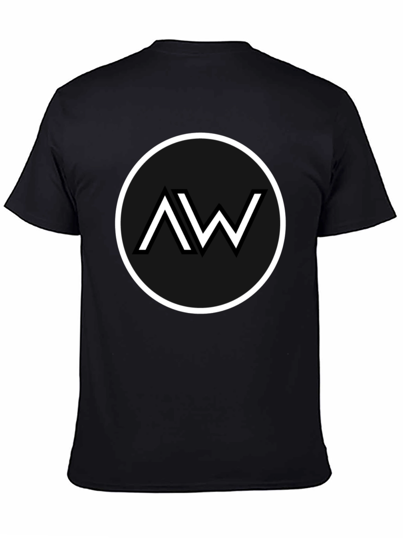 Black AW Logo Graphic Tee